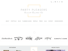 Tablet Screenshot of partypleasers.com