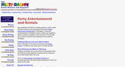 Desktop Screenshot of partypleasers.net
